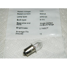 Bulbs Filament type - 3.6 Volts