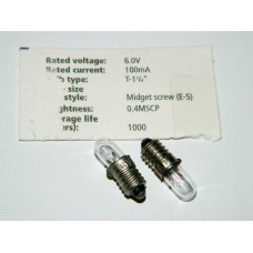 Bulbs Filament type - 6 Volts